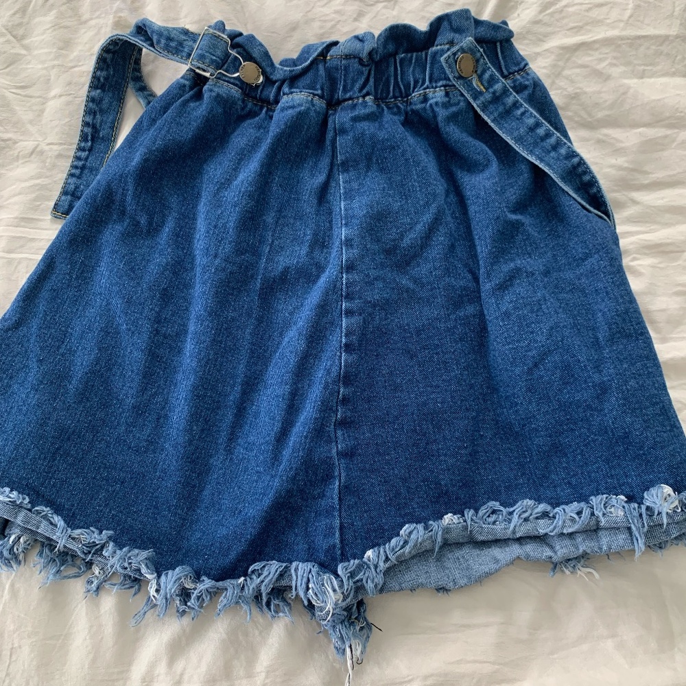 Jean Skirt with straps
